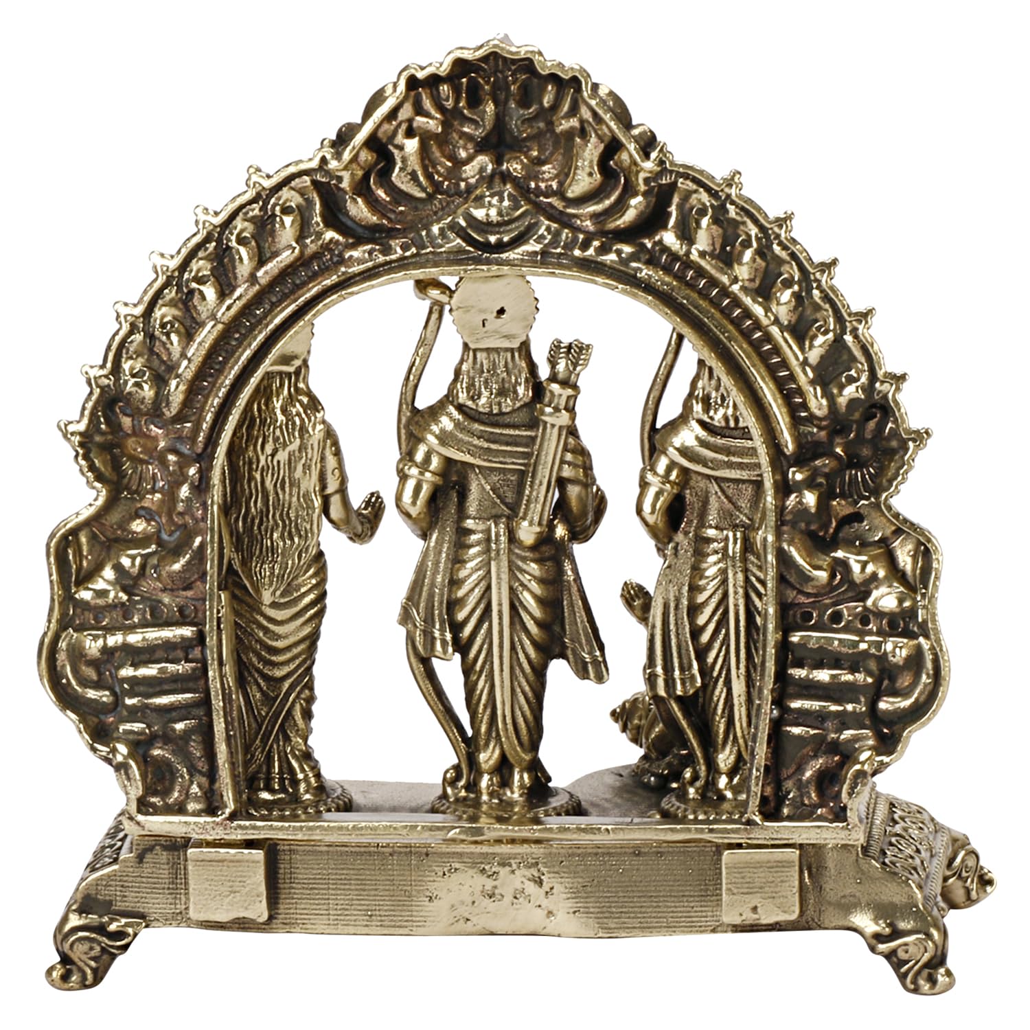 brass 4" ram darbar for home temple/ office/ gift item